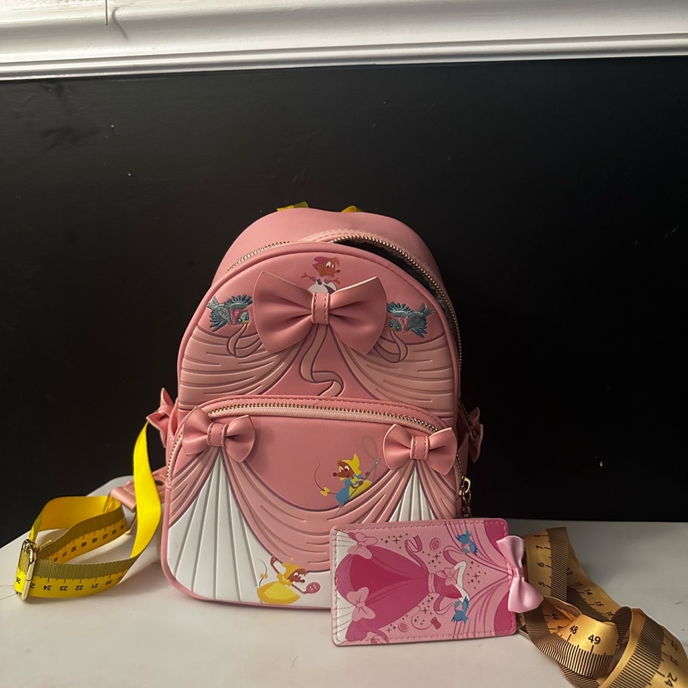 Pink Kids Backpack with Fairy Tale Design
